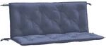 vidaXL Gartenbank-Auflagen 2 Stk Marineblau 120x50x7 cm Oxford-Gewebe 379064