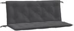 vidaXL Gartenbank-Auflagen 2 Stk Melange Anthrazit 120x50x7 cm Stoff 4002596