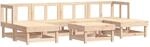 vidaXL 7-Tlg Garten-Lounge-Set Massivholz Kiefer 3186354