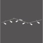 Just Light. LED-Spot Max 6-flammig Stahl