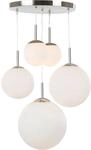Globo Pendelleuchte Balla Nickel matt