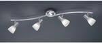 Trio LED-Spot 4er Levisto Nickel matt