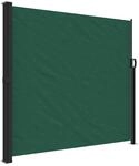 vidaXL Seitenmarkise Ausziehbar Dunkelgr&uuml;n 180x600 cm 4004545