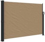 vidaXL Seitenmarkise Ausziehbar Taupe 140x500 cm 4004424