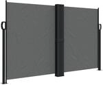 vidaXL Seitenmarkise Ausziehbar Anthrazit 140x1200 cm 4004808