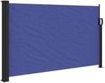 vidaXL Seitenmarkise Ausziehbar Blau 117x300 cm 4004281