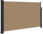 vidaXL Seitenmarkise Ausziehbar Taupe 120x600 cm 4004499