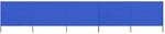vidaXL 5 Teiliges Windschutzgewebe 600 x 120 cm Azurblau 47165