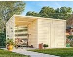 Palmako Ger&auml;tehaus Leif Braun Tauchgrundiert 460 cm x 170 cm
