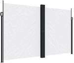 vidaXL Seitenmarkise Ausziehbar Wei&szlig; 200x1200 cm 4004856