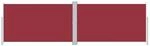 vidaXL Seitenmarkise Ausziehbar Rot 180x600 cm 318005