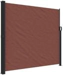 vidaXL Seitenmarkise Ausziehbar Braun 180x600 cm 4004539