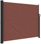 vidaXL Seitenmarkise Ausziehbar Braun 160x500 cm 4004434