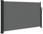 vidaXL Ausziehbare Seitenmarkise Anthrazit 117x300 cm 4004293