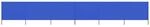 vidaXL 6 Teiliges Windschutzgewebe 800 x 120 cm Azurblau 47179