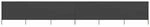 vidaXL 6 Teiliges Windschutzgewebe 800 x 160 cm Anthrazit 47182