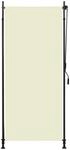 vidaXL Au&szlig;enrollo 100 x 270 cm Creme