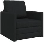 vidaXL Schlafsofa Schwarz 74 x 77 x 81 cm Stoff 4106623