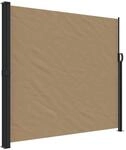 vidaXL Seitenmarkise Ausziehbar Taupe 180x600 cm 4004544