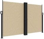vidaXL Seitenmarkise Ausziehbar Beige 160x1200 cm 4004825