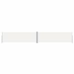vidaXL Seitenmarkise Ausziehbar Creme 160x1000 cm 318031