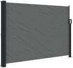 vidaXL Ausziehbare Seitenmarkise Anthrazit 140x600 cm 4004518