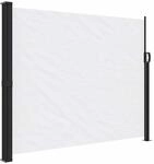 vidaXL Seitenmarkise Ausziehbar Wei&szlig; 170x300 cm 4004331
