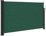 vidaXL Seitenmarkise Ausziehbar Dunkelgr&uuml;n 117x300 cm 4004290