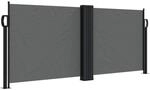 vidaXL Seitenmarkise Ausziehbar Anthrazit 100x600 cm 4004583