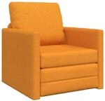 vidaXL Schlafsofa Dunkelgelb 74 x 77 x 81 cm Stoff 4106629