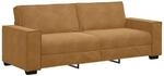 vidaXL 3-Sitzer-Sofa Braun 180 cm Samt 4105037