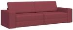 vidaXL Schlafsofa 200cm Weinrot Stoff 4106718