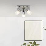 Brilliant LED-Spotrondell Lea 3-flammig Chrom und Wei&szlig;