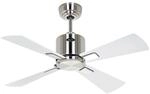 CASAFAN Energiespar Deckenventilator mit Fernbedienung Eco Neo III WiFi 92 cm Chrom