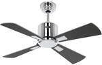 CASAFAN Energiespar Deckenventilator mit Fernbedienung Eco Neo III WiFi 92 cm Chrom