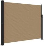 vidaXL Seitenmarkise Ausziehbar Taupe 160x500 cm 4004439