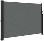 vidaXL Ausziehbare Seitenmarkise Anthrazit 140x500 cm 4004428