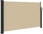 vidaXL Seitenmarkise Ausziehbar Beige 120x600 cm 4004495