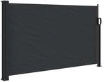 vidaXL Seitenmarkise Ausziehbar Schwarz 120x600 cm 4004489