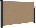 vidaXL Seitenmarkise Ausziehbar Taupe 117x300 cm 4004289