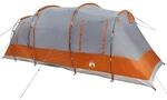 vidaXL Tunnel-Familienzelt 6 Personen Grau Wasserdicht 4009418
