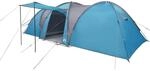 vidaXL Kuppel-Familienzelt 8 Personen Blau Wasserdicht 4009429