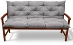 Beautissu Flair BR Bankauflage 100x50cm Hellgrau
