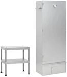 vidaXL R&auml;ucherofen mit Tisch Verzinkter Stahl 3187617