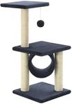 vidaXL Katzen-Kratzbaum Sisal 65 cm Dunkelblau