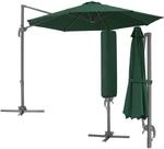 Tectake Sonnenschirm Daria &Oslash; 300 cm Leichtg&auml;ngiger Mechanismus Mit Fu&szlig;pedal ...