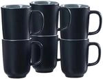 Ritzenhoff & Breker Jasper Kaffeebecher 285 ml 6er Set Schwarz