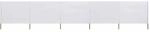 vidaXL 5 Teiliges Windschutzgewebe 600 x 160 cm Sandwei&szlig; 47166