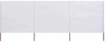 vidaXL 3 Teiliges Windschutzgewebe 400 x 160 cm Sandwei&szlig; 47148