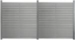 Home Deluxe WPC-Sichtschutzzaun Alira 1 Element 185 cm x 180 cm Dunkelgrau